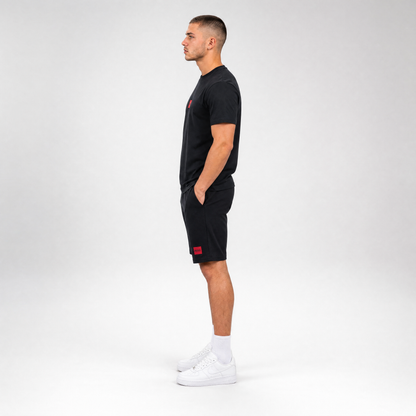 T-SHIRT + SHORTS BLACK