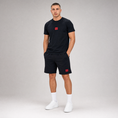 T-SHIRT + SHORTS BLACK