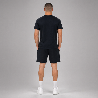 T-SHIRT + SHORTS BLACK