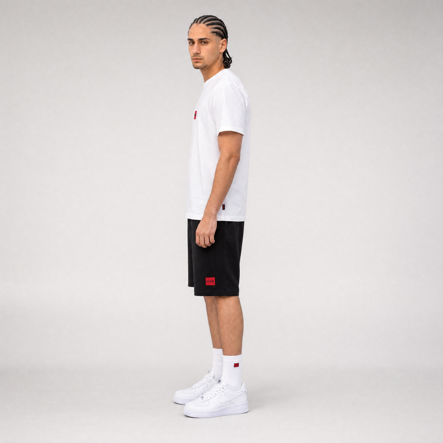 T-SHIRT + SHORTS WHITE