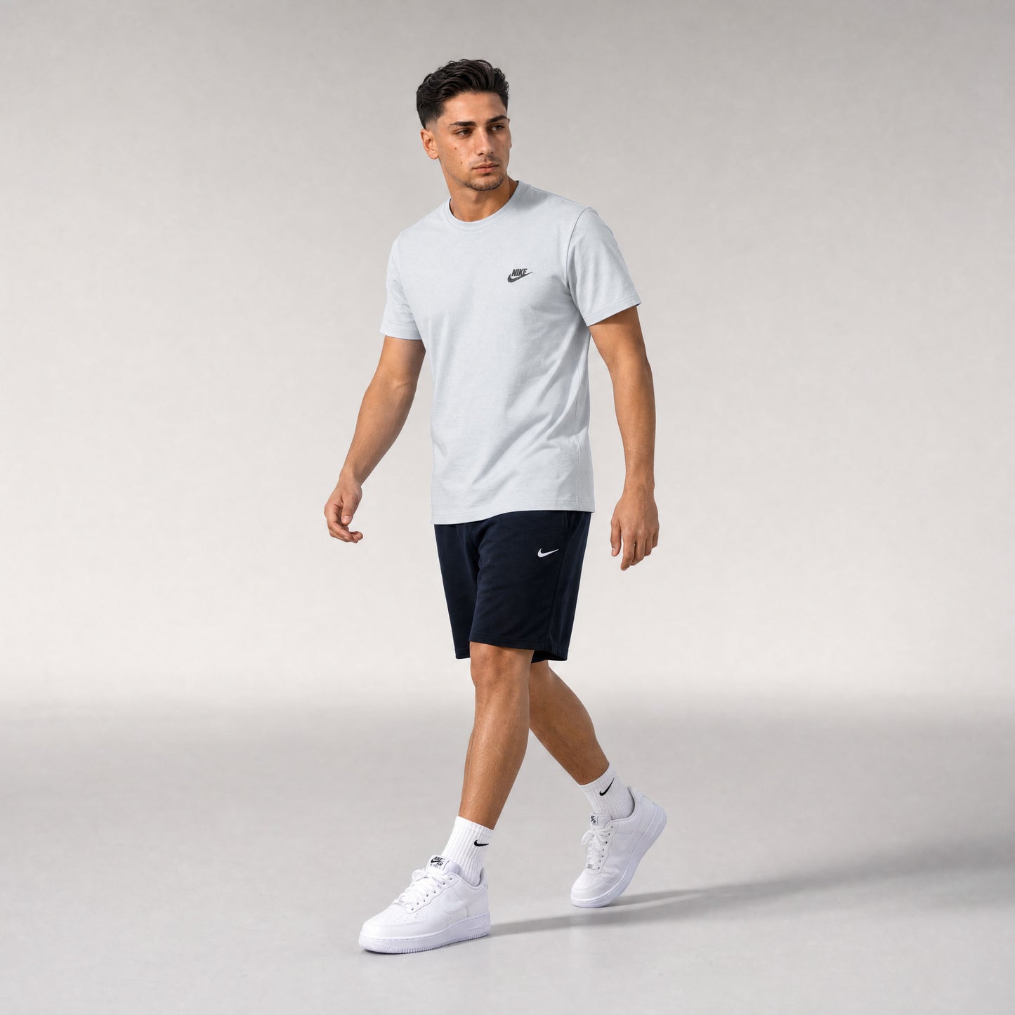 T-SHIRT + SHORTS WHITE
