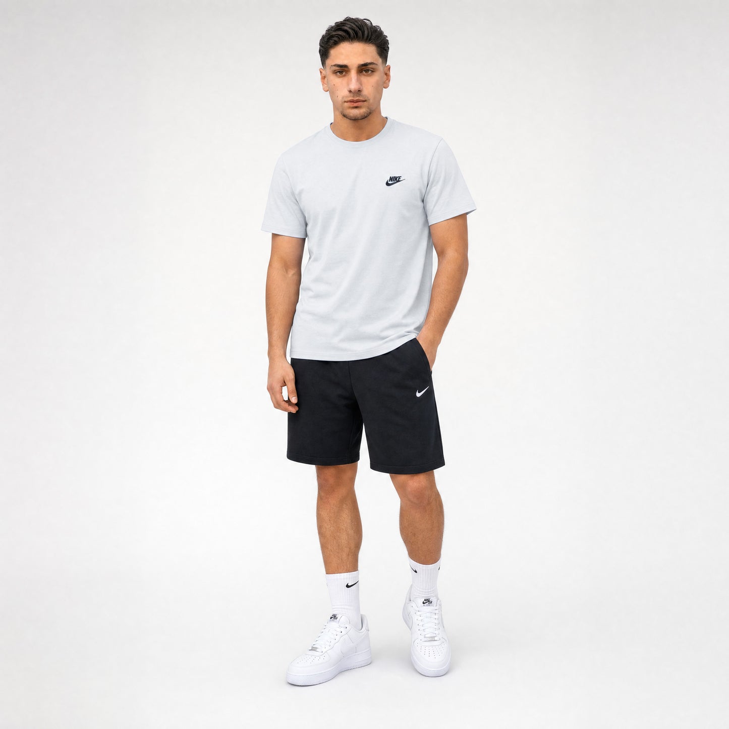 T-SHIRT + SHORTS WHITE