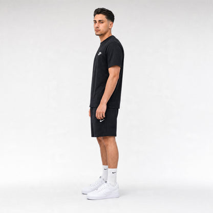 T-SHIRT + SHORTS BLACK