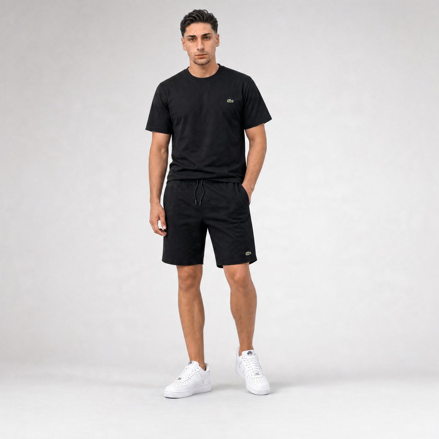 T-SHIRT + SHORTS BLACK