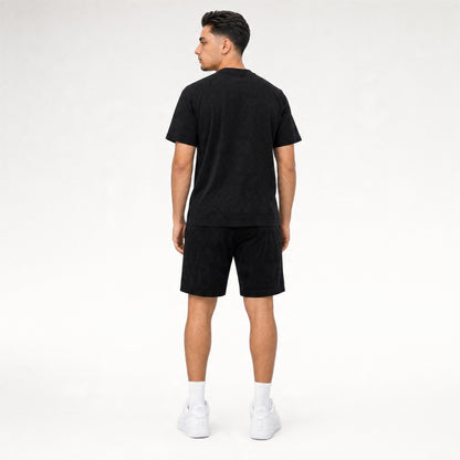 T-SHIRT + SHORTS BLACK