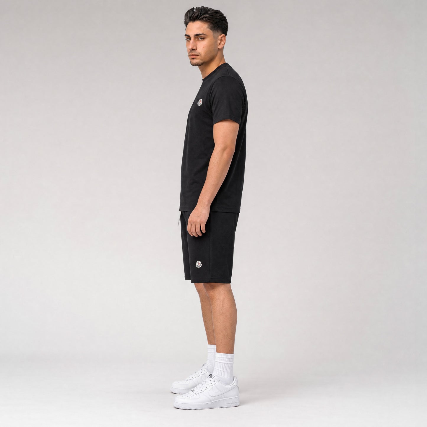 T-SHIRT + SHORTS BLACK