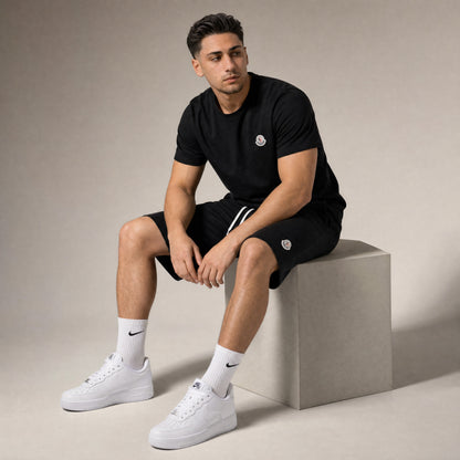 T-SHIRT + SHORTS BLACK