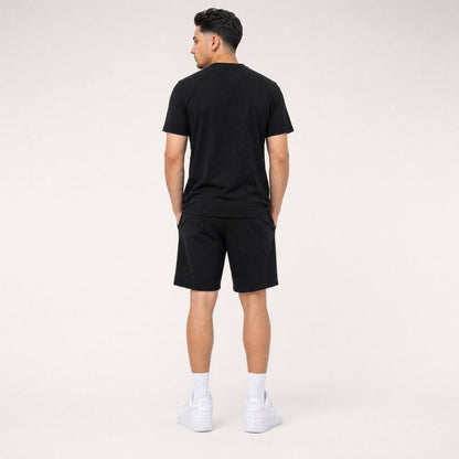 T-SHIRT + SHORTS BLACK