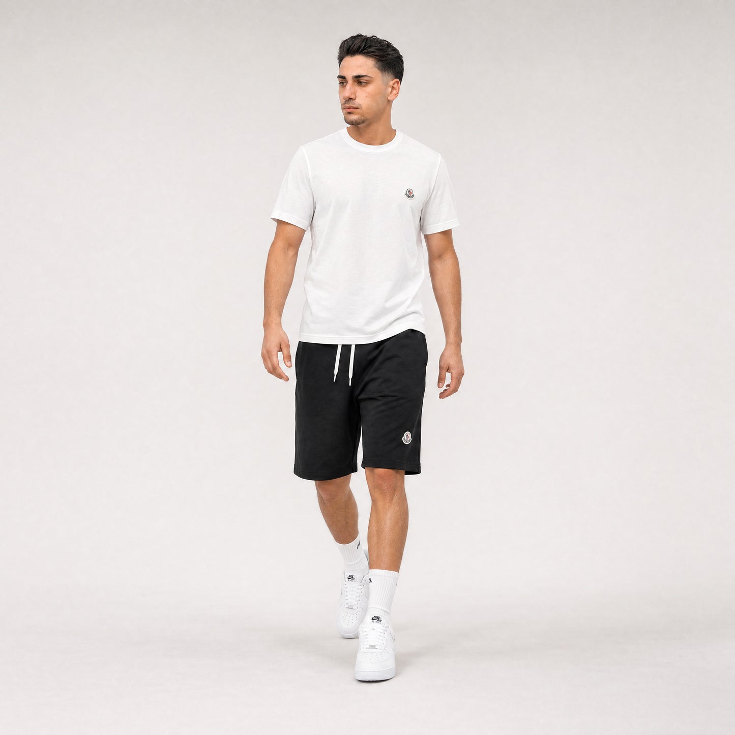 T-SHIRT + SHORTS WHITE