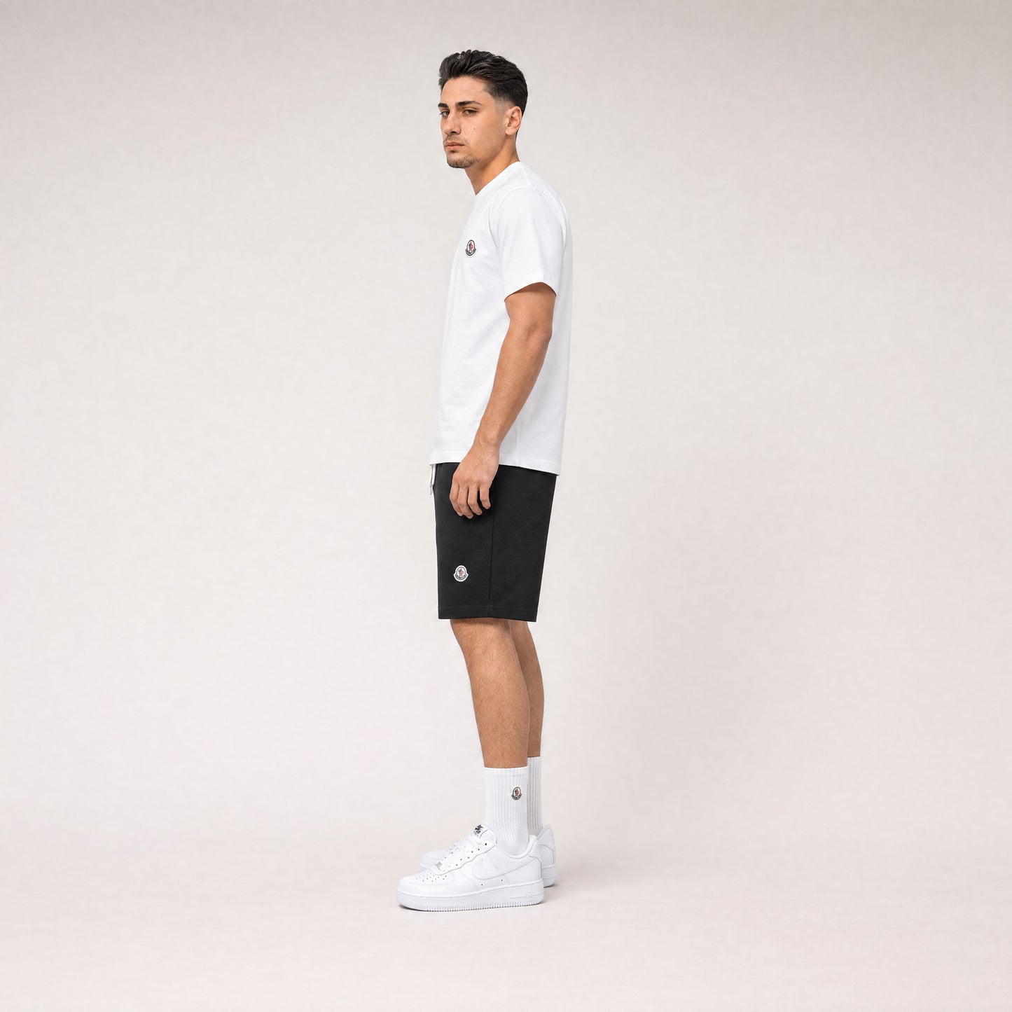 T-SHIRT + SHORTS WHITE