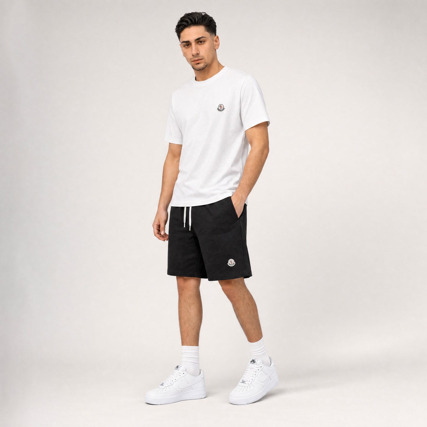 T-SHIRT + SHORTS WHITE