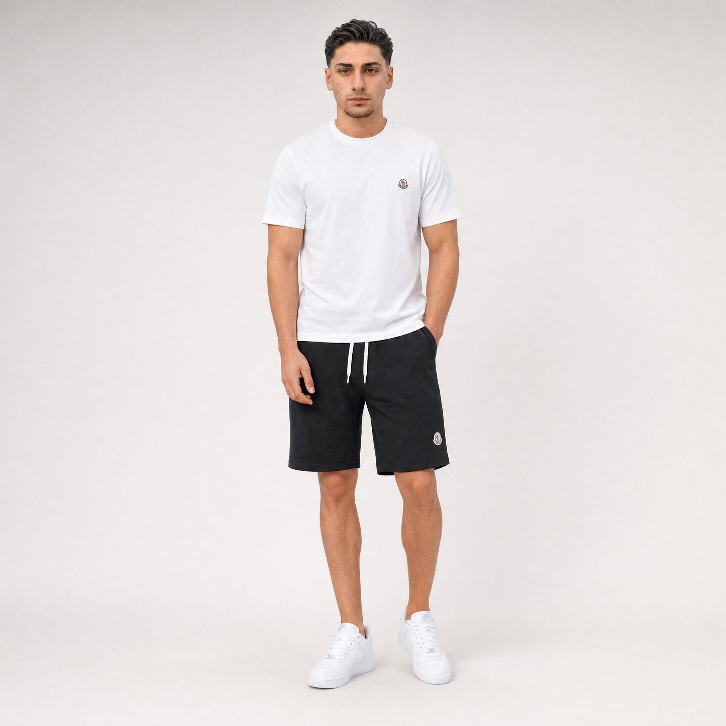 T-SHIRT + SHORTS WHITE