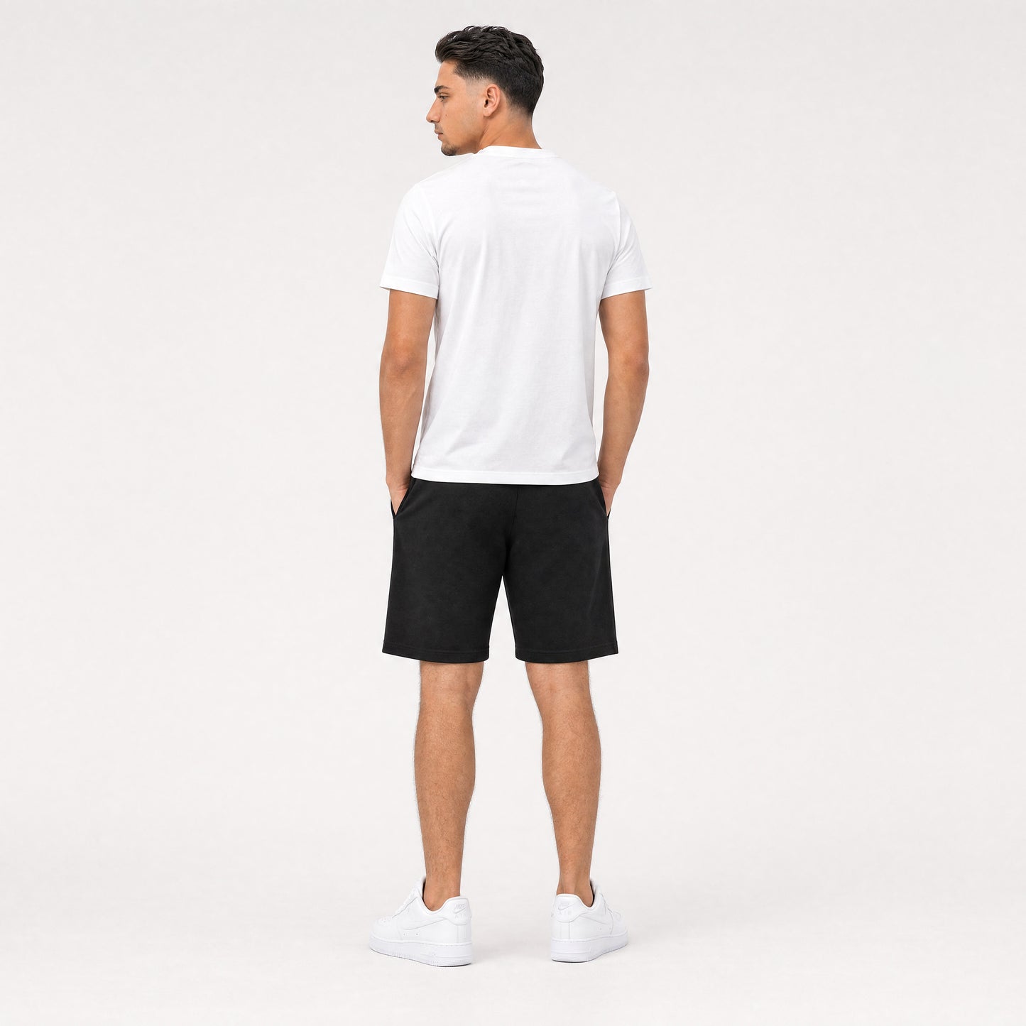 T-SHIRT + SHORTS WHITE