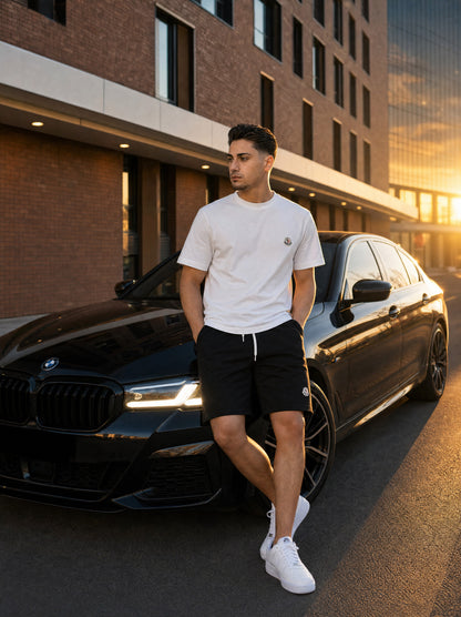 T-SHIRT + SHORTS WHITE