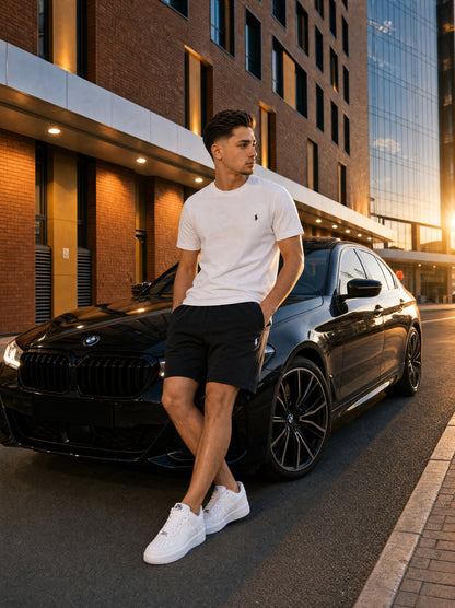 T-SHIRT + SHORTS WHITE