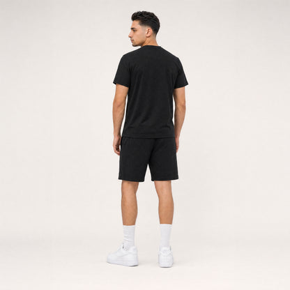 T-SHIRT + SHORTS BLACK