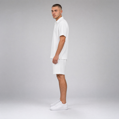 LINEN SHIRT + SHORTS
