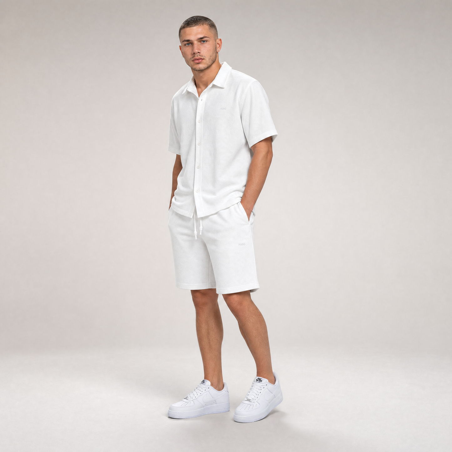 LINEN SHIRT + SHORTS