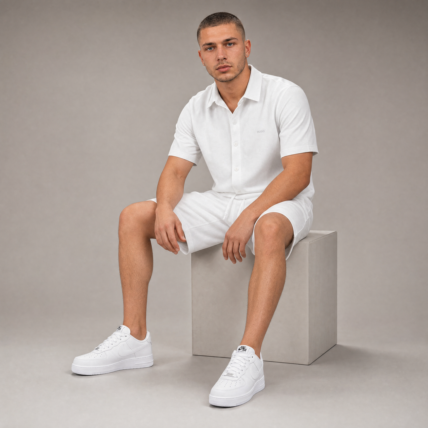 LINEN SHIRT + SHORTS