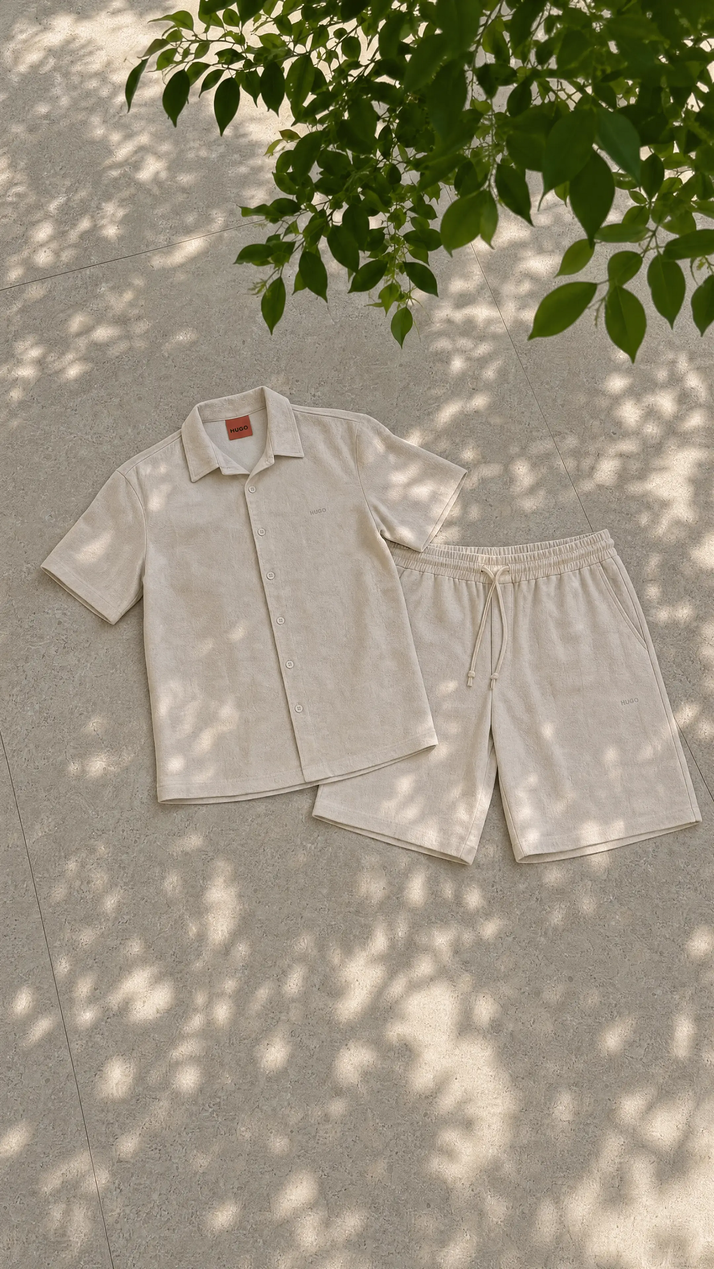 LINEN SHIRT + SHORTS