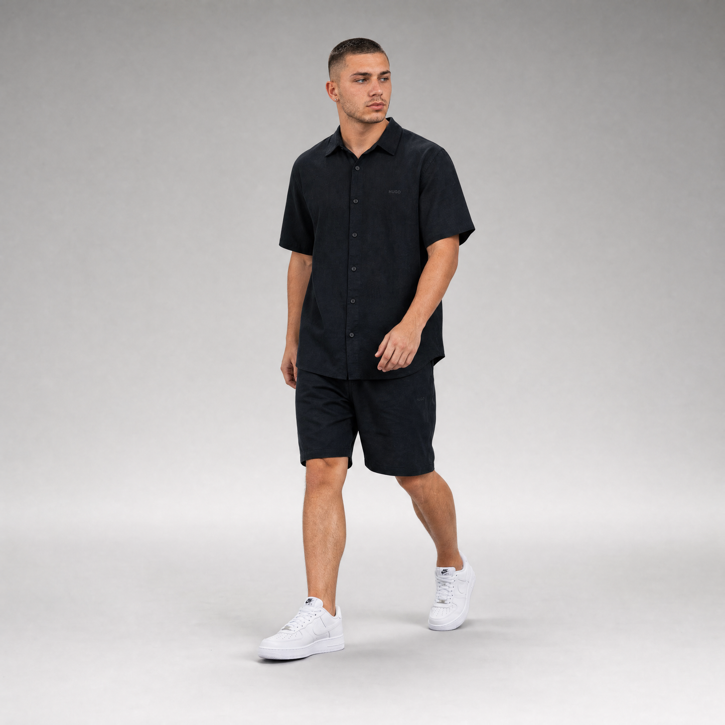 LINEN SHIRT + SHORTS