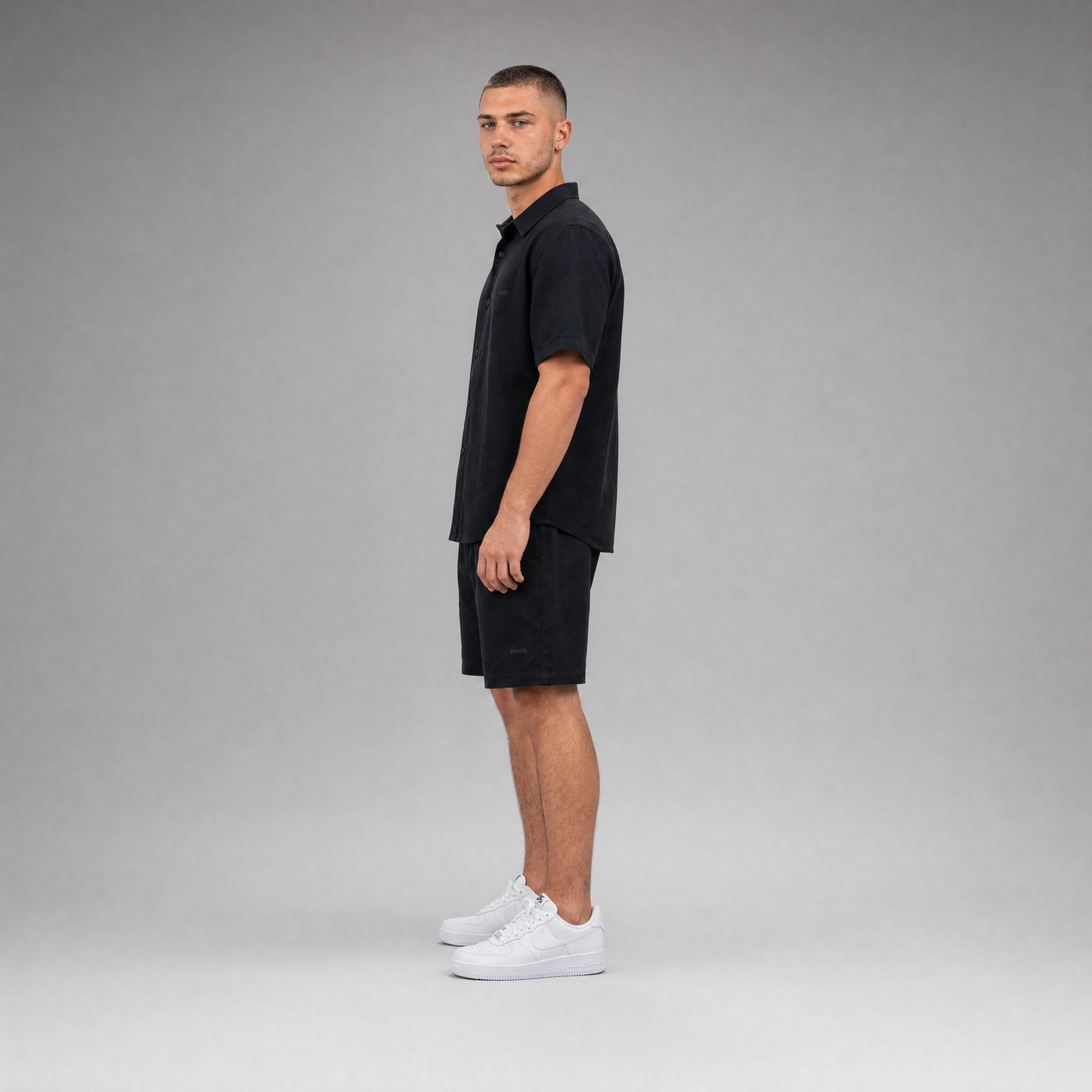 LINEN SHIRT + SHORTS